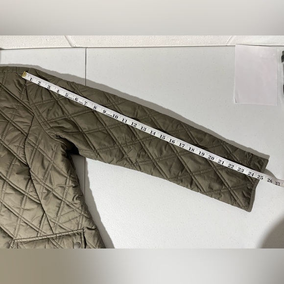 Eddie Bauer Quilted Riding Snap Closure Jacket Women’s Large Brown/Olive B1 - Picture 14 of 16